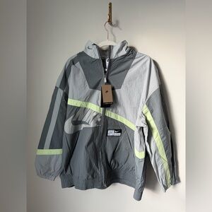 Nike mint green Gray windbreaker Jacket